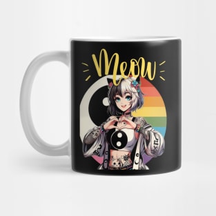 Kawaii, Anime Girl, Meow The Cat | Catsie Cat Mug